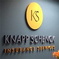Knapp Insurance | Interior Signage | Superior Signage